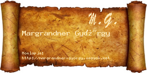 Margrandner György névjegykártya